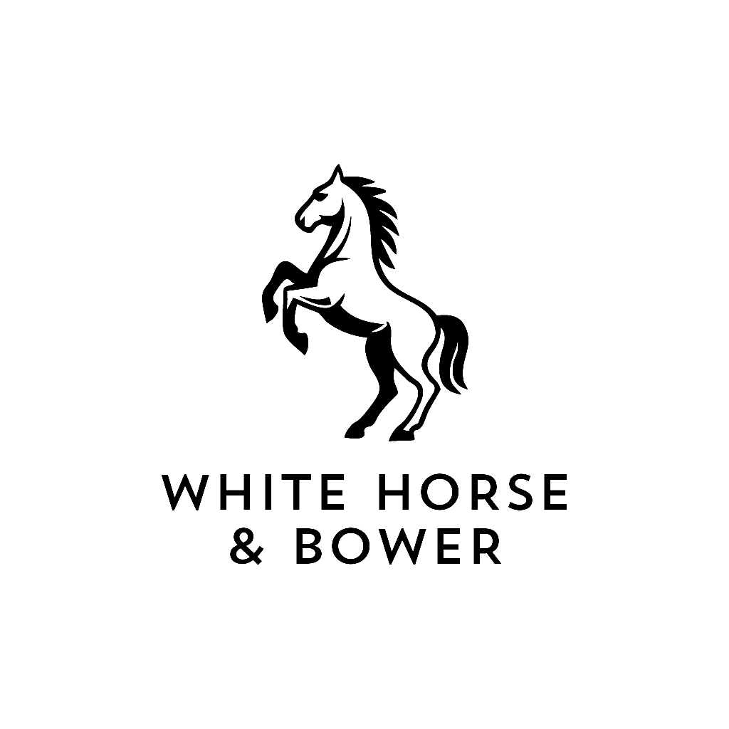 White Horse & Bower logo, 1024 by 1024